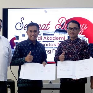 Penyerahan MoU, Sharing Pembelajaran dan Kerja Sama Akademi Komunitas Negeri Putra Sang Fajar Blitar dengan Politeknik Ubaya